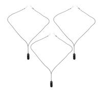 WESIEVYA Cordon Anti-perte Portable pour Aides Auditives en Nylon et Abs, Léger et Pratique, 3 Pièces pour Adultes et Seniors, Accessoire de Sécurité Essentiel