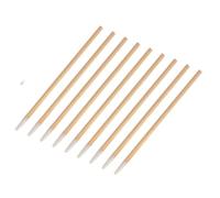 WESIEVYA Coton-tige Jetable en Coton et Bois pour Nettoyage des Oreilles et Maquillage, 100pcs, Facile à Utiliser, pour Nail Art et Usage Hospitalier