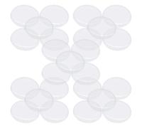 WESIEVYA Couvercles de Montre en Acrylique Transparent Bords Polis et Lisses 25 Pièces pour Réparation de Montres et Préservation