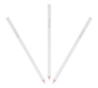WESIEVYA Crayons Fusain Blancs pour Dessin, 3 Pièces en Bois, Couleur Lisse pour Ajouter des Reflets aux Esquisses Charbon, pour Artistes et Étudiants