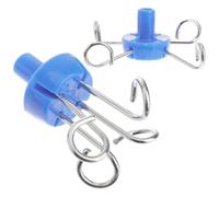 WESIEVYA Crochets Flexibles et Antirouille pour Support à Perfusion en Acier Inoxydable Argenté, Lot de 2 Pièces Accessoires pour Hôpitaux et Centres Médicaux