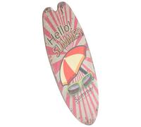 WESIEVYA Décoration Murale en Bois Surf Créative, Panneau Léger de Planche de Surf pour Mur ou Porte, Décoration Vintage Plage Été