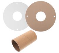 WESIEVYA Enrouleur de Câble Électrique en Papier Marron, Support de Rallonge Compact et Facile D'utilisation pour Rangement Câbles sous Bureau