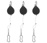 WESIEVYA Enrouleur de câble rétractable pour chargeur de véhicule électrique (lot de 3), système de gestion des câbles de recharge aérienne pour garage - Système de gestion des câbles pour