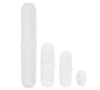 WESIEVYA Ensemble de 4 Barres D'agitateurs Magnétiques en Ptfe Blanches, Agitateur de Liquide et Uniforme pour Expériences de Laboratoire Réutilisable