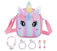 WESIEVYA Ensemble De Uniques 1 À Main Décoratif 1 Ensemble De Bijoux À Bandoulière Réglable Idéal pour Les Petites Filles