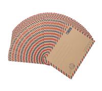 WESIEVYA Enveloppes pour Surface D'écriture Lisse Bordures Décoratives et 48pcs Kraft Vintage Papier à Lettre Rétro Présents de Noël Cartes de Remerciement