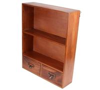 WESIEVYA Étagère Murale en Bois Rétro Simple pour Rangement et Décoration, Capacité de Charge Élevée, pour Salon et Coin Café, Organise et Expose Style