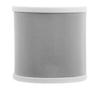 WESIEVYA Filtre Anti-pop en Maille Blanche avec Coton, Forme U pour Microphones Portables, Bonnette Anti-vent Compatible Enregistrement Podcast, Accessoire Bruit Souffle et Plosives