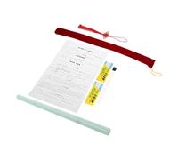 WESIEVYA Flûte Dizi Chinoise en Plastique Imitation Jade G Tonalité, Flûte Courte Traditionnelle pour Débutants avec Accessoires Complets, Instrument de Musique Chinois pour Apprentissage