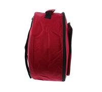 WESIEVYA Housse De Caisse Claire 13-14 Pouces En Coton Rouge Rembourrée Avec Sangle Portable Pour Lextérieur