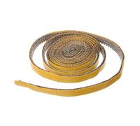 WESIEVYA Joint de Porte Auto-adhésif pour Poêle à Bois, Bande D’étanchéité Plate en Fibre de Verre 3mm X 12mm X 2m, Résistant à Haute Température, Pièces de Rechange pour Cheminée, Usage