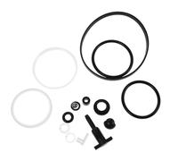 WESIEVYA Kit Complet de Réparation de Joint Compatible et Facile à Utiliser et Bille en Acier 17 Pièces Pompe, Couvercle D'étanchéité, Valve de Retour pour Cric de Sol