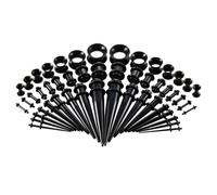 WESIEVYA Kit De Perçage Doreilles 50 Pièces Bouchons Doreilles En Acrylique Pour Fêtes Et Usage Quotidien