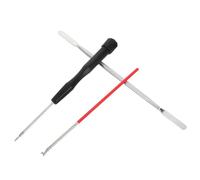 WESIEVYA Kit de Réparation Instruments à Vent 3pcs en Métal pour Saxophone et Clarinette Tournevis Plat Portable et Crochet à Ressort Réparation Professionnelle Domicile