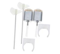 WESIEVYA Kit D'hélices Réversibles pour Moteur 130 DIY, Double Propulsion Puissante 3v-6v, Accessoires pour Maquette de Bateau, Système D'entraînement à Hélice Opposée, Compatibilité Haute