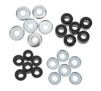 WESIEVYA Kit Installation Facile pour Skateboards et Patins à roulettes Amortisseur en PVC Bague de 10mm, Double Rangée pour Skating en Intérieur et Parc