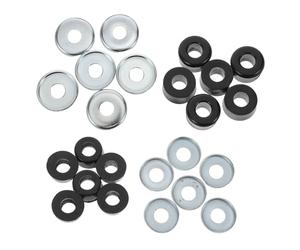WESIEVYA Kit Installation Facile pour Skateboards et Patins à roulettes Amortisseur en PVC Bague de 10mm, Double Rangée pour Skating en Intérieur et Parc