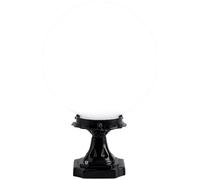 WESIEVYA Lampe Pilier Extérieure Globe en Acrylique Blanc, Résistante aux Intempéries, pour Patio et Éclairage Décoratif de Jardin