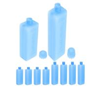 WESIEVYA Lot de 10 Blocs de Glace Réfrigérants pour Ventilateur Portable Pack de Glace pour Refroidisseur d'air Mini et Petit Format Compatibles Camping et Conservation