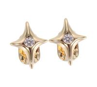 WESIEVYA Lot De 2 Protège-dents Tendance En Forme D'étoile : Grilles Pour Dents Simples, Style Hip-hop Et Cosplay - Bijoux En Métal Brillant Pour Les Fêtes Et Le Quotidien