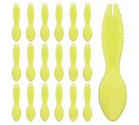 WESIEVYA Lot de 20 Cuillères à Creuser pour Fruits en Plastique Réutilisables, Multi-usages, pour Fruits et Fruits du Dragon, pour Restaurant et Bureau