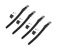WESIEVYA Lot de 4 Set de Sangles de Rechange pour Patins à roulettes, Sangles à Boucle de Fixation Universelles avec Vis, Accessoires Solide pour Patin à Roues Alignées,