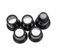WESIEVYA Lot de 5 Loupes D'horloger Lentilles en Verre, Plastique Léger, Grossissement 3x-20x, Outil de Précision pour Bijoutiers et Réparations de Montres, Adaptées à L’Inspection