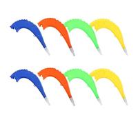 WESIEVYA Mégaphones de Supporters 8 Pièces en Plastique Coloré, 22 Cm, Klaxon Pneumatique Étanche pour Matchs de Football et Événements Sportifs en Plein Air