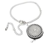 WESIEVYA Mini Paquet Banane À Chaîne pour Femmes Paquet Banane Incrusté De Strass pour Fêtes Shopping