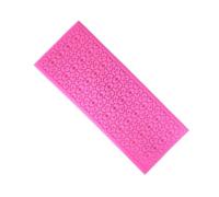 WESIEVYA Moule à Gâteau Non Adhérent Goût en Silicone Motif Dentelle Rose pour Décoration DIY et Fabrication de Bonbons et Cupcakes