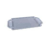 WESIEVYA Moule en Silicone Blanc pour Plateau de Tasse à Thé DIY Moule Rectangulaire pour Plateau de Fruits Résine Époxy Artisanat Créatif