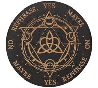 WESIEVYA Outil de Divination en Bois Massif, Planche à Pendule pour Autel Spirituel et Décoration Mystique, pour Pratiquants de Rituels et Novices