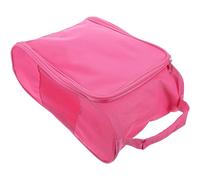 WESIEVYA Paquet à Chaussures de Golf Rose Respirant, Léger et Portable, Fermeture Éclair Sécurisée, Grand Espace Intérieur, Organisateur de Chaussures pour Voyage et Rangement Sportif - 1