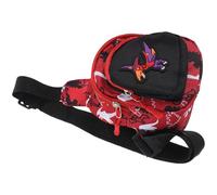 WESIEVYA Paquet Bandoulière Dinosaure et Confortable pour Garçon et Filles en Nylon Rouge Rangement Clés pour Shopping et Photographie de