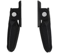 WESIEVYA Pédales Arrière Pliables pour Vélo Noir, Paire Antidérapante en Matériau Robuste, Accessoires Vélo Universels Compatibles VTT, Route et BMX, Pédale de Roue Arrière Résistante