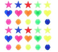 WESIEVYA Perles de Rayons de Vélo en Plastique Forme Cœur Étoile Ronde | Accessoire pour Roues de Vélo Garçon Fille, pour Sorties Quartier et Fêtes D'garçon Fille
