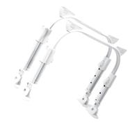 WESIEVYA Pied Pliant pour Bureau et Lit, Forme U Réglable, Antidérapant, Support pour Table Escamotable, Grosse Taille, Usage Polyvalent en Meuble et Dortoir