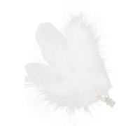 WESIEVYA Pinces à Cheveux à Plumage Blanches Légères et Confortables pour Mariage et Danse, Accessoires Délicats en Alliage avec Design Esthétique D'ailes D'ange