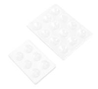 WESIEVYA Plaque Expérimentale de Chimie 4 Pièces en Céramique Blanche 6 et 12 Trous, Design Compact Facile à Ranger pour Laboratoire et Cours de Chimie