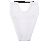 WESIEVYA Plateau de Lavage pour Cheveux en Plastique Blanc, Bac Lave-tête Portable, Repose-cou Confortable et Robuste pour Patients en Lit et Lavage des Cheveux