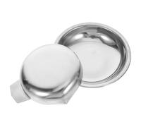 WESIEVYA Plateaux de Pesée Haute Durabilité en Acier Inoxydable Lot de 2 et Précision Améliorée pour Balance de Précision pour Bijoux et de Pesée Variés en Magasin