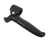 WESIEVYA Poignée Ergonomique pour Canne de Mobilité en Plastique Noir Antidérapante, Design Gain de Place, Aide Lever Depuis Chaise ou Sol pour Personnes Âgées
