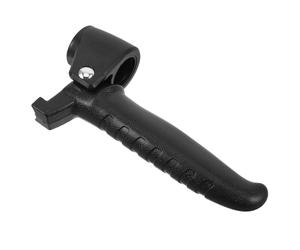 WESIEVYA Poignée Ergonomique pour Canne de Mobilité en Plastique Noir Antidérapante, Design Gain de Place, Aide Lever Depuis Chaise ou Sol pour Personnes Âgées