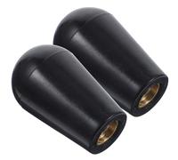 WESIEVYA Poignées de Robinet à Bière Prise Confortable et Durabilité Lot de 2 en Plastique Noir pour Tireuse à Bière Professionnelle