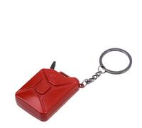 WESIEVYA Porte-clé Original en Métal Rouge, Forme Bidon Essence pour Clés