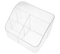 WESIEVYA Porte-photocards Organisateur de Table Compartimenté Boîte à Stylos Étui à Stylos Multi-Compartiments Organiseur de Bureau Boîte de Rangement pour Cosmétiques Rangement