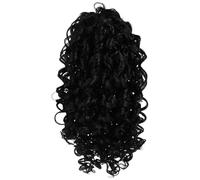 WESIEVYA Queue de Cheval Bou Afro pour Femmes Extension Synthétique Volumineuse avec Filet Élastique Ajustable Coiffure Élégante et Confortable
