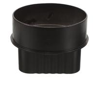 WESIEVYA Raccord D'évacuation D'eau Pluviale en Alliage D'aluminium, Forme Entonnoir, Connexion Lisse pour Tuyaux Ronds, pour Systèmes de Drainage de Toiture de Maison