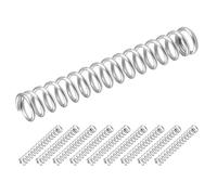 WESIEVYA Ressorts de Compression Léger Argentés en Acier Inoxydable et Facile à Nettoyer, Pack de 10 Pièces pour Casse-Noix pour Sorties et Réparation